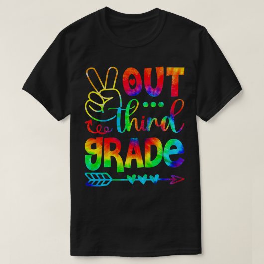 Derde klas: blije dag van het Stropdas op school T-shirt (Design voorkant)