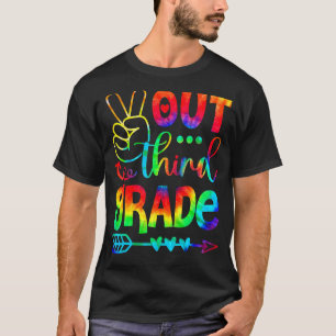 Derde klas: blije dag van het Stropdas op school T-shirt