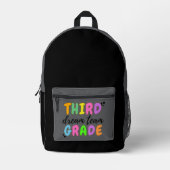 Derde klas, Classic Terug naar school Kind / Docen Bedrukte Rugzak (Voorkant)