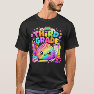 Derde Klas Dumpling Schoolbundel Terug Naar T-shirt