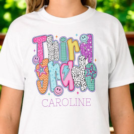 Derde klas eerste schooldag Coquette Custom T-shirt