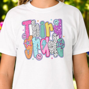 Derde klas eerste schooldag Coquette Preppy T-shirt