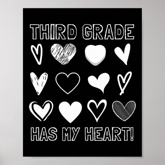 Derde klas heeft mijn hart 3e klas leraar Valenti Poster (Voorkant)