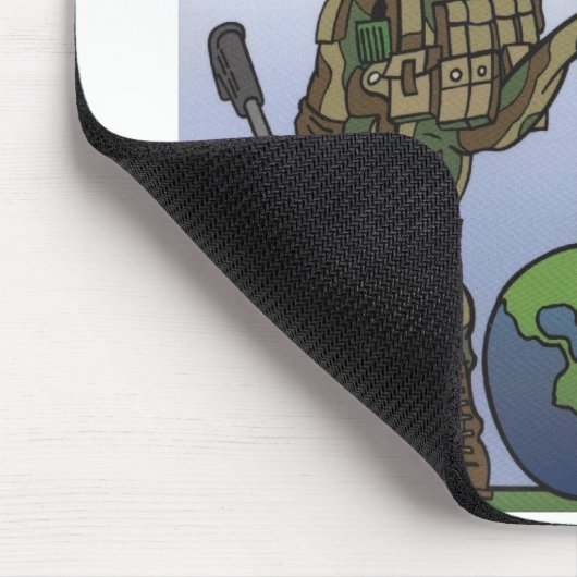 Derde klas in War Mousepad Muismat (Hoek)