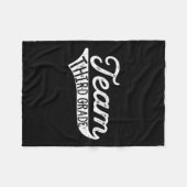 Derde klas - Leerkracht Terug naar school T-shirt Fleece Deken (Voorkant (Horizontaal))