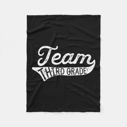 Derde klas - Leerkracht Terug naar school T-shirt Fleece Deken (Voorkant)