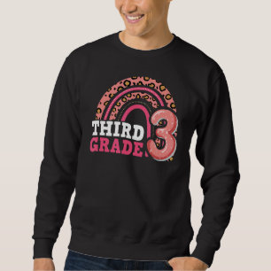 Derde klas Leopard Regenboog Meisjes Jongens Leraa Trui