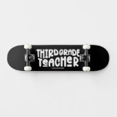 Derde klas leraar Eenvoudige Retro Custom Persoonlijk Skateboard (Horizontaal)