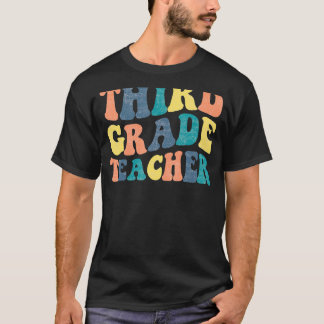 Derde klas leraar Groovy eerste schooldag T-shirt
