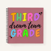 Derde klas leraar, Terug naar school, leraar team Notitieboek (Voorkant)