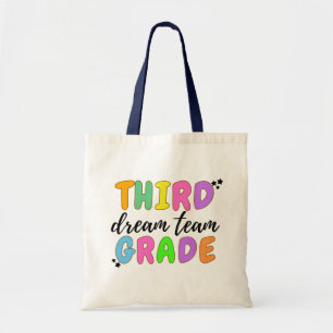 Derde klas leraar, Terug naar school, leraar team Tote Bag