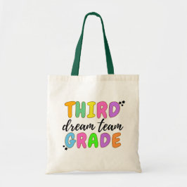 Derde klas leraar, Terug naar school, leraar team Tote Bag