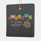 Derde klas leraar waarderingsdag, Geweldige Cera Keramisch Ornament (Links)