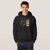 Derde klas Prob Llama 3e eerste schooldag Hoodie (Voorkant volledig)