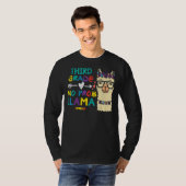 Derde klas Prob Llama 3e eerste schooldag T-shirt (Voorkant volledig)