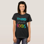 Derde klas Rocks Team 3e klas leraar T-shirt (Voorkant volledig)