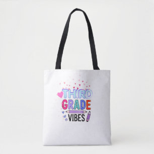 Derde klas sfeer Cute rugzak voor terug naar schoo Tote Bag