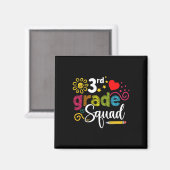 Derde klas squad Byck naar school 3e klas leraar Magneet (Voorkant / Achterkant)
