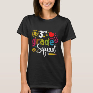 Derde klas squad Byck naar school 3e klas leraar T-shirt