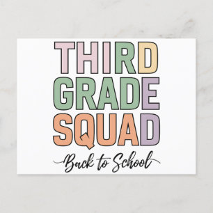 Derde klas Squad Teachers Kinder 3e klas Briefkaart