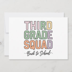 Derde klas Squad Teachers Kinder 3e klas Kaart