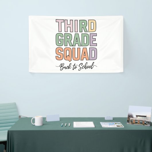 Derde klas Squad Teachers Kinder 3e klas Spandoek (Beurs)