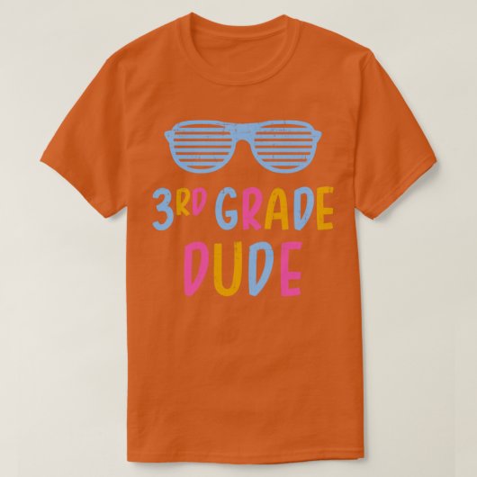derde klas student derde leraar terug naar school t-shirt (Design voorkant)