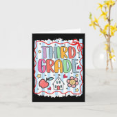 Derde klas team terug naar school 3e klas kaart (Gele Bloem)