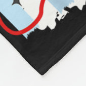 Derde klas team terug naar school 3e leerjaar  fleece deken (Hoek)