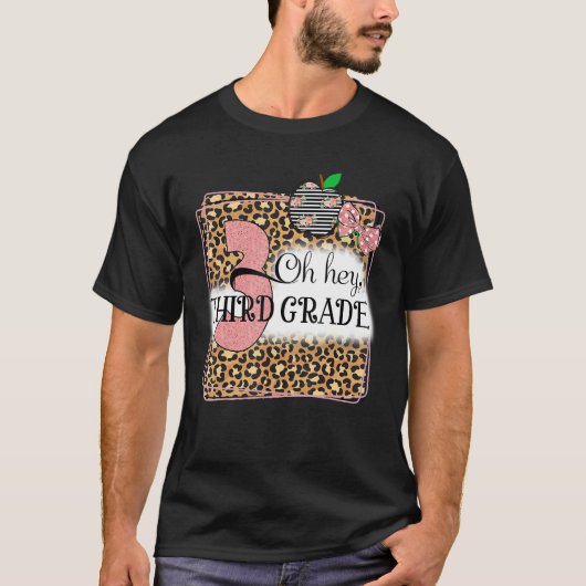 Derde klas terug naar school Kinder thee T-shirt (Voorkant)