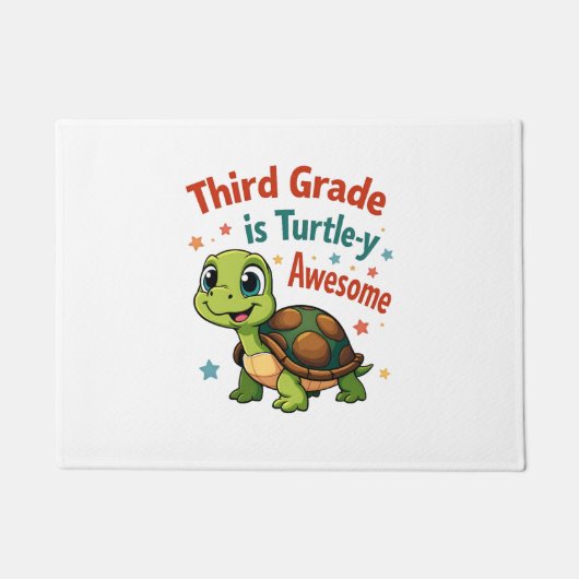 Derde klas Turtle-y Geweldige 3e klas terug naar s Deurmat (Voorkant)