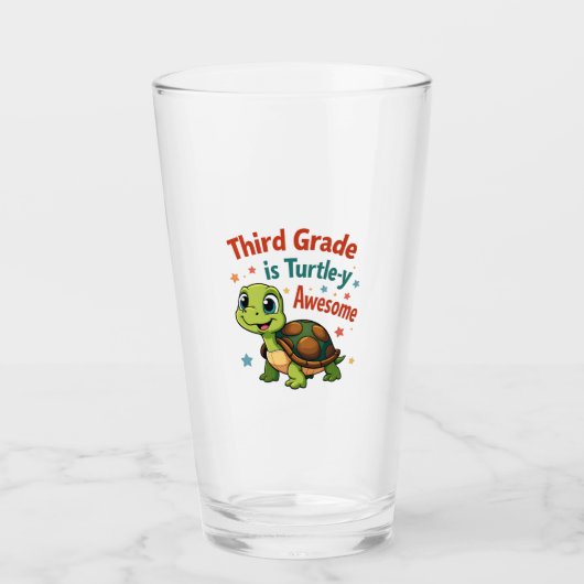 Derde klas Turtle-y Geweldige 3e klas terug naar s Glas (Voorkant)