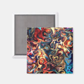 Derde kleurrijke versie Z.2 Moderne art. 92.5 Magneet (Voorkant / Achterkant)