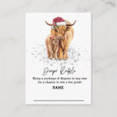 Derde Koe kerst Kerstwinter Informatiekaartje (Voorkant)