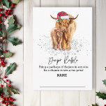 Derde Koe kerst Kerstwinter Informatiekaartje<br><div class="desc">Dit ontwerp kan op het gebied worden gepersonaliseerd dat door de foto en/of tekst te veranderen wordt verstrekt. Of het kan worden aangepast door te klikken deze Sjabloon personaliseert en dan de klik te kiezen om verdere optie aan te passen en de kleur van de achtergrond te schrappen of te...</div>