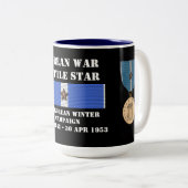 Derde Koreaanse wintercampagne Tweekleurige Koffiemok (Voorkant rechts)