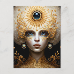 Derde kunst van Eye Goddess Fantasy Briefkaart