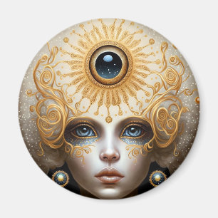 Derde kunst van Eye Goddess Fantasy Magneet