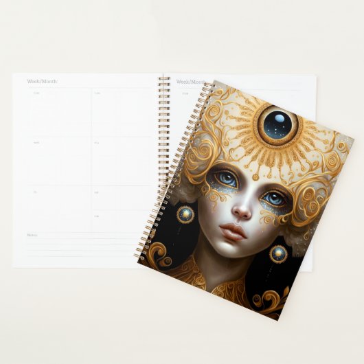 Derde kunst van Eye Goddess Fantasy Planner (Display)
