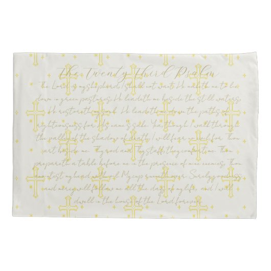 Derde Kussensloop Psalmkalligrafie (Achterkant)