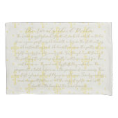 Derde Kussensloop Psalmkalligrafie (Voorkant)