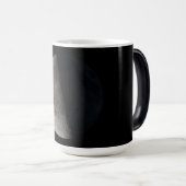 Derde kwart fase maan NASA afbeelding Magische Mok (Voorkant rechts)