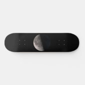 Derde kwart fase maan NASA afbeelding Persoonlijk Skateboard (Horizontaal)