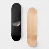 Derde kwart fase maan NASA afbeelding Persoonlijk Skateboard (Voorkant)