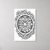 Derde kwikpentakel canvas afdruk (Voorkant)