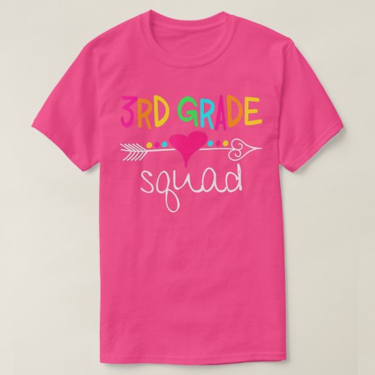 derde lerarenteam van het derde vak van het derde t-shirt (Design voorkant)