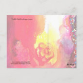 DERDE MASK/Venetiaanse Masquerade Briefkaart (Achterkant)