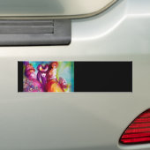 DERDE MASK/Venetiaanse Masquerade Bumpersticker (Op auto)