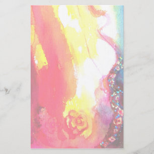 DERDE MASKdetails, wit linnen Briefpapier