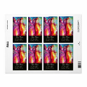 DERDE MASKER  /Kostuumontwerper, Theaterkunstenaar Etiket (Full Sheet)